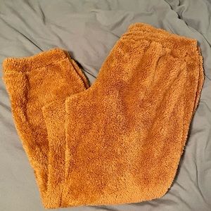 SALE 2/25, 3/30, 4/35!! Ashley Stewart brown fleece jogger pants size 2X.